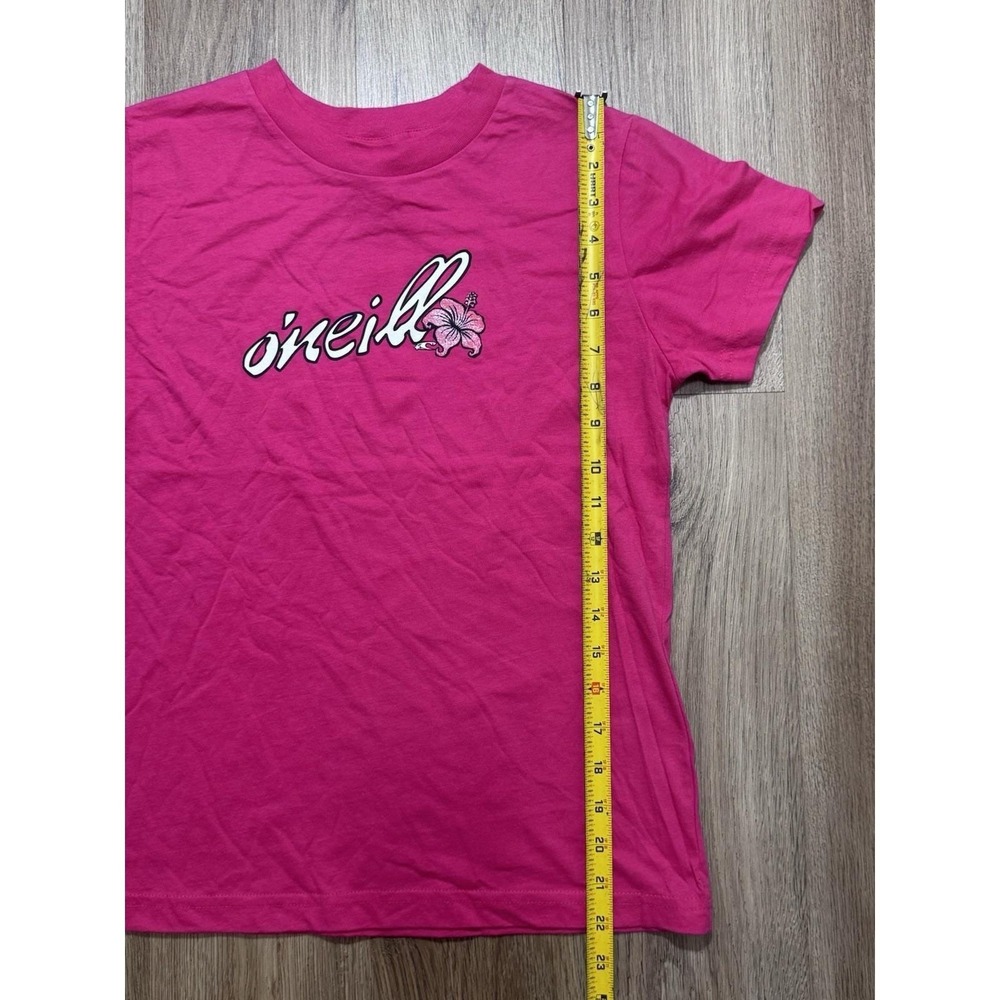 Y2K‎ O'Neill Pink Flower Women T Shirt Size M - Picture 2 of 8